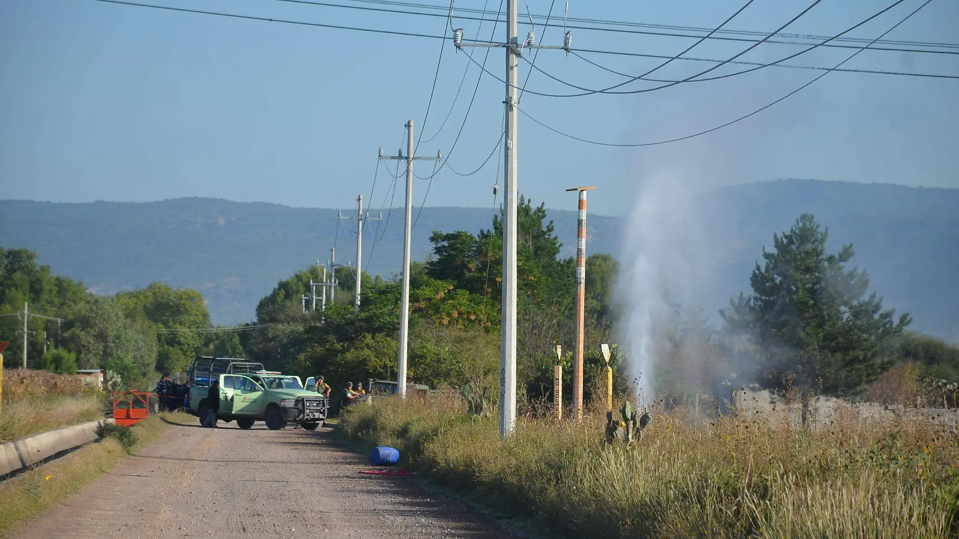 25 OCT. El chorro de combustible